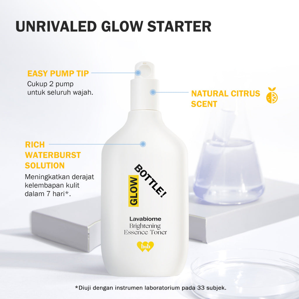 Glow Bottle! Lavabiome Brightening Essence Toner