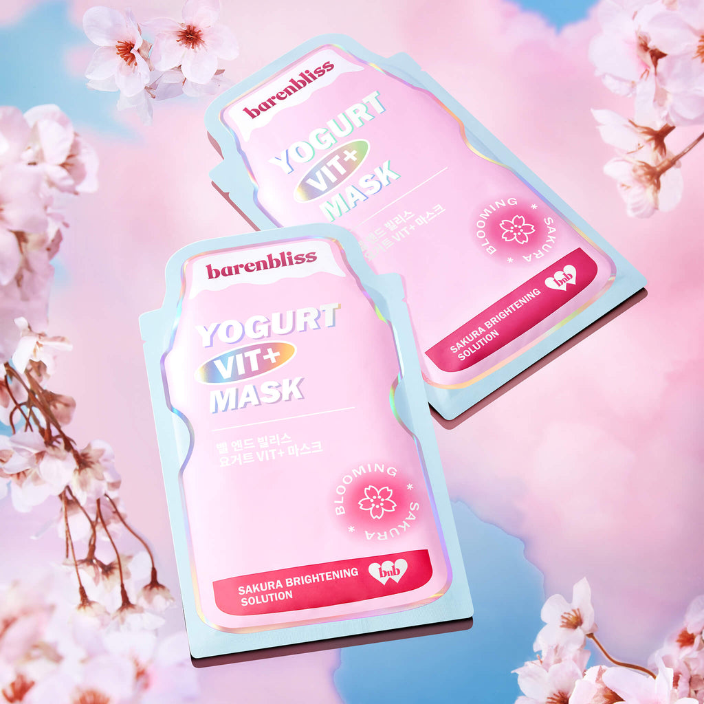 Yogurt Vit+ Mask Sakura Brightening Solution